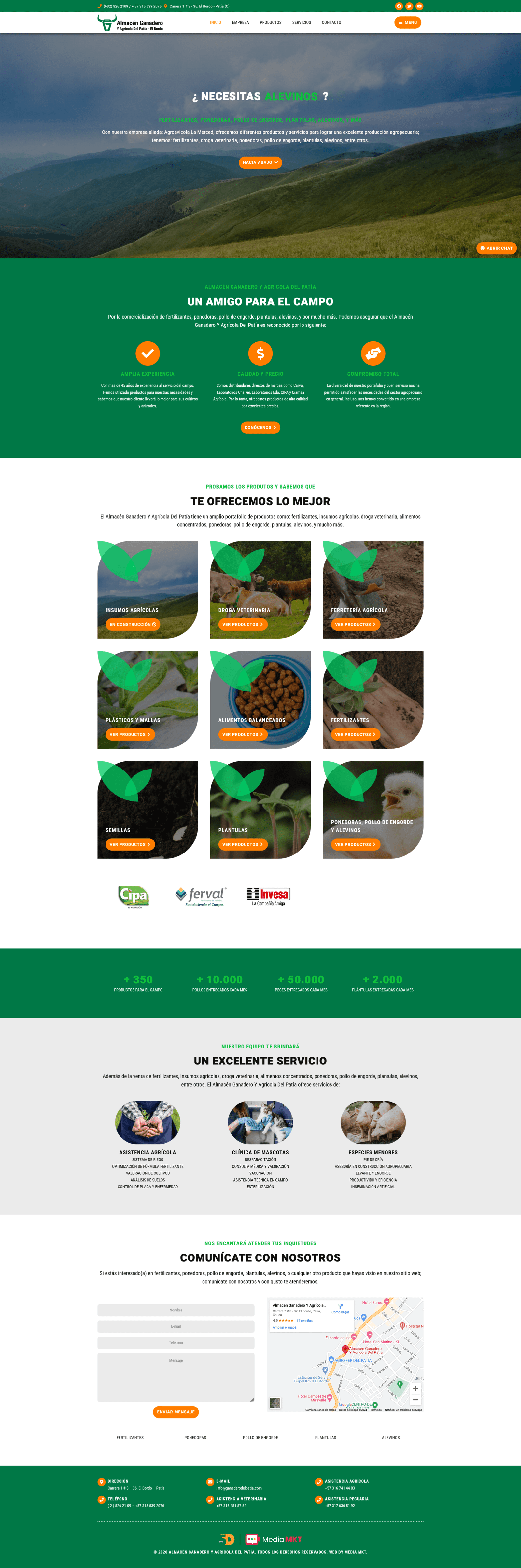 Imagen De Diseño De Pagina Web Para Cliente Almacen Ganadero En Grupo 5D Mema Media Market