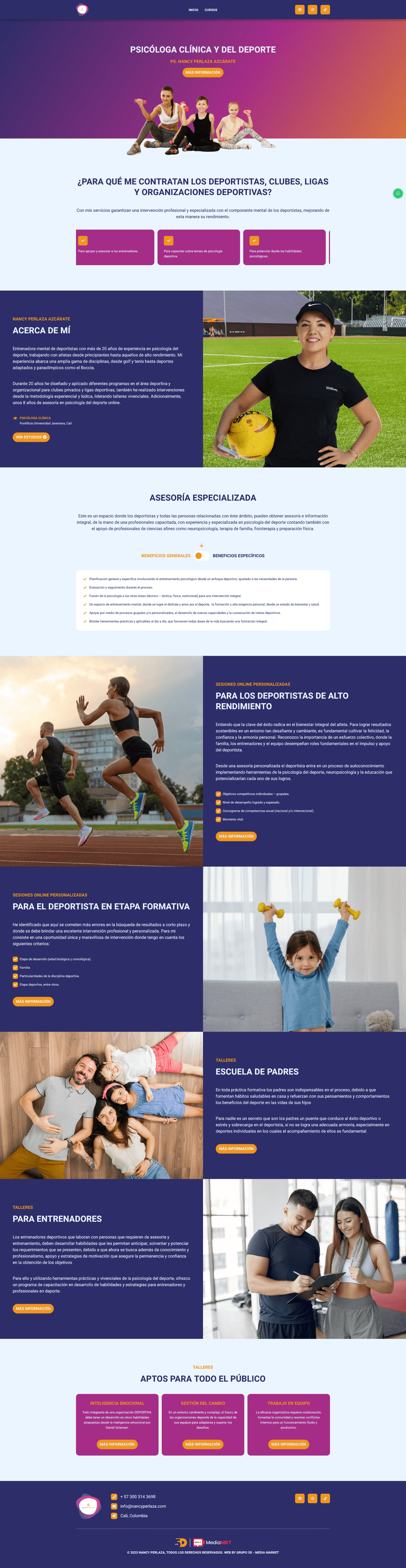 Imagen De Diseno De Pagina Web Para Cliente Nancy Perlaza En Grupo 5D Mema Media Market